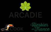 Arcadie logo 2018 Cook et L’Herbier de France sans Baseline
