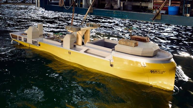 Maquette essais en bassin