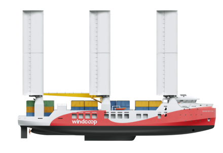 Porte-conteneurs à voile Windcoop