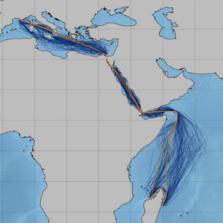 Routage par le canal de suez